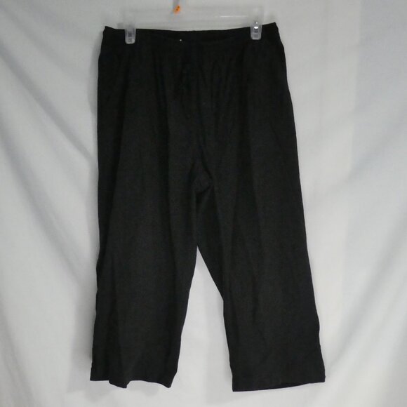 CATHY DANIELS | large | 100% Cotton | Black Bermuda - Long Shorts | Pockets - Picture 1 of 16